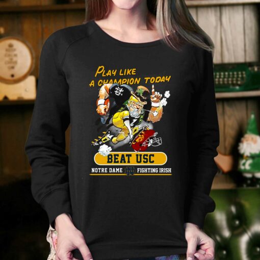 Notre Dame – Beat Usc Fighting Irish Play Like A Champion Today Shirt