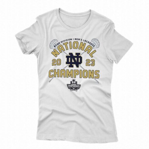 Notre Dame Fighting Irish Champion 2023 Ncaa Men’s Lacrosse National Champions Locker Room T-shirt