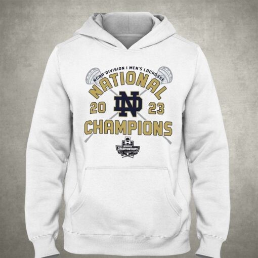 Notre Dame Fighting Irish Champion 2023 Ncaa Men’s Lacrosse National Champions Locker Room T-shirt