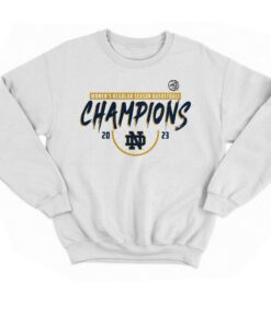 Notre Dame Fighting Irish Fanatics Branded 2023 Acc Womens Basketball Regular Season Champions T shirt 4