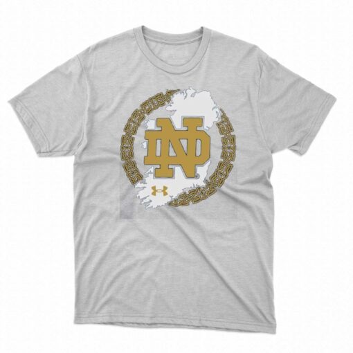 Notre Dame Fighting Irish Under Armour 2023 Aer Lingus College Football T-shirt