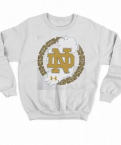 Notre Dame Fighting Irish Under Armour 2023 Aer Lingus College Football T shirt 4