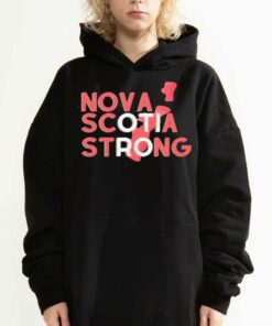 Nova Scotia Strong Typographic Design Shirt 2 Nova Scotia Strong Typographic Design Shirt 3