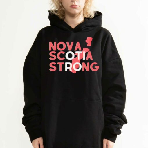 Nova Scotia Strong Typographic Design Shirt