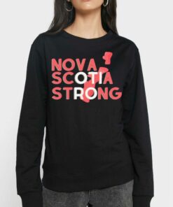 Nova Scotia Strong Typographic Design Shirt 3 Nova Scotia Strong Typographic Design Shirt 4