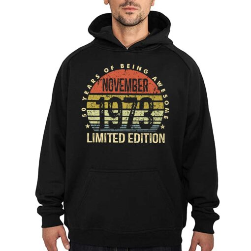 November 1973 50 Years Of Being Awesome Shirt