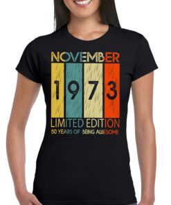 November 1973 50 Years Of Being Awesome Shirt Hoodie