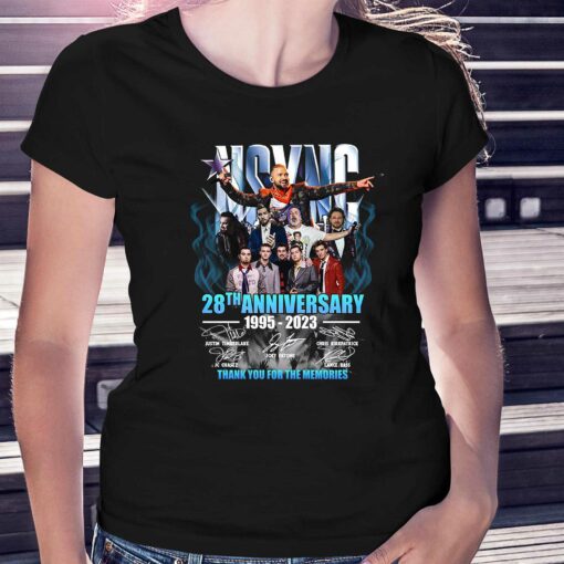 Nsync 28th Anniversary 1995 2023 Memories Shirt