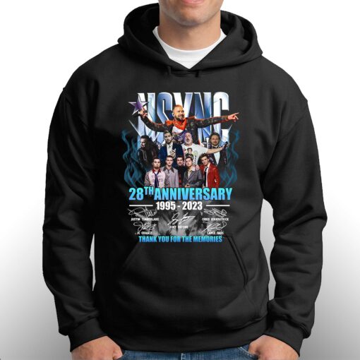 Nsync 28th Anniversary 1995 2023 Memories Shirt