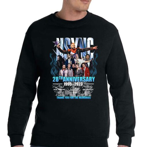 Nsync 28th Anniversary 1995 2023 Memories Shirt