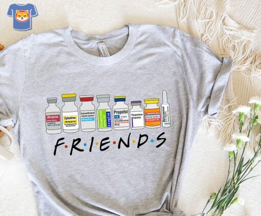 Nurse Friends Icu Propofol Shirt Propofol Crna Medical