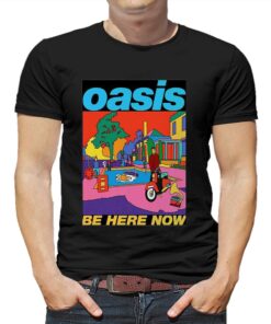Oasis Unisex Be Here Now Illustration T-shirt