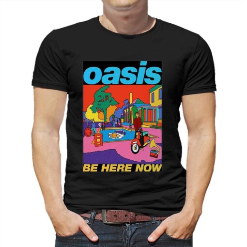 Oasis Unisex Be Here Now Illustration T-shirt