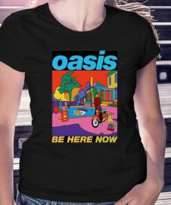 Oasis Unisex Be Here Now Illustration T-shirt