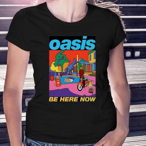 Oasis Unisex Be Here Now Illustration T-shirt