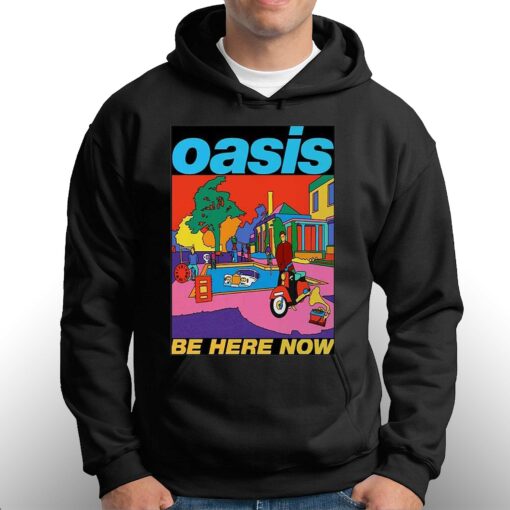 Oasis Unisex Be Here Now Illustration T-shirt