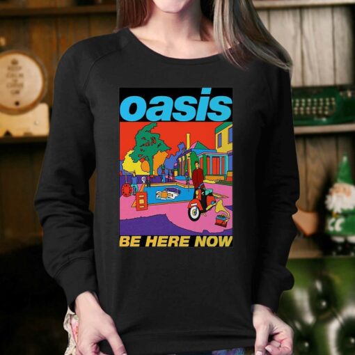 Oasis Unisex Be Here Now Illustration T-shirt