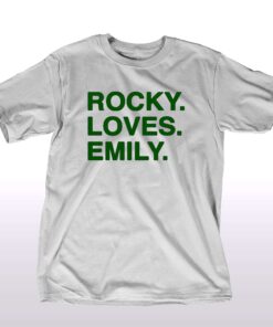 Obvious Shirts Rocky Loves Emily T-shirt Obvious Shirts Rocky Loves Emily T-shirt