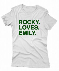 Obvious Shirts Rocky Loves Emily T-shirt Obvious Shirts Rocky Loves Emily T-shirt