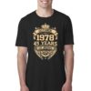 October 1978 45 Years Of Being Awesome T-shirt