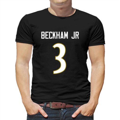 Odell Beckham Jr 3 Baltimore Ravens Shirt