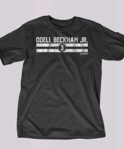 Odell Beckham Jr Name Number Stripe Shirt