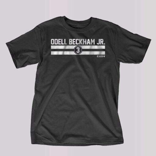 Odell Beckham Jr Name Number Stripe Shirt