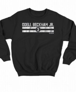 Odell Beckham Jr Name Number Stripe Shirt 4