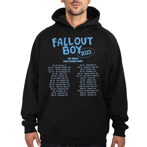 Official 2023 Fall Out Boy Unisex Bubbles So Much For Stardust Tour T-shirt