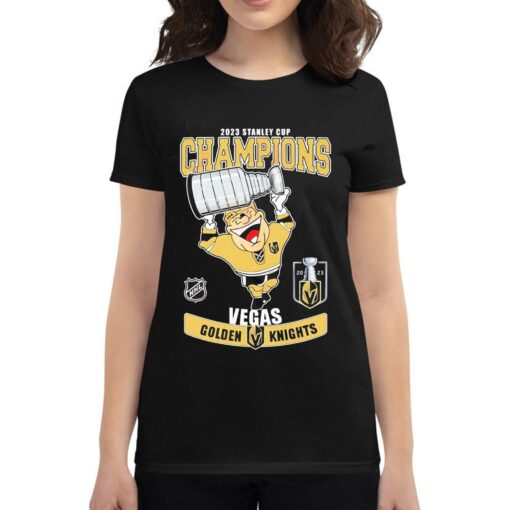 Official 2023 Stanley Cup Champions Vegas Golden Knights Mascot Shirt