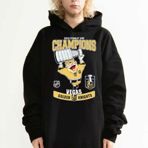 Official 2023 Stanley Cup Champions Vegas Golden Knights Mascot Shirt