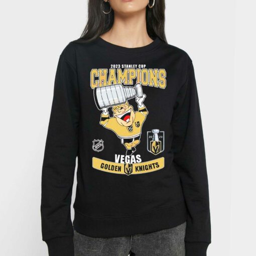 Official 2023 Stanley Cup Champions Vegas Golden Knights Mascot Shirt