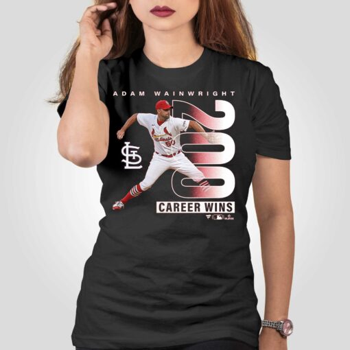 Official Adam Wainwright St Louis Cardinals 200th Career Win T-shirt