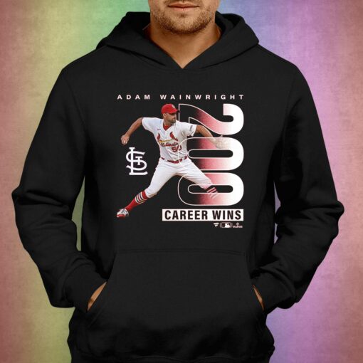 Official Adam Wainwright St Louis Cardinals 200th Career Win T-shirt