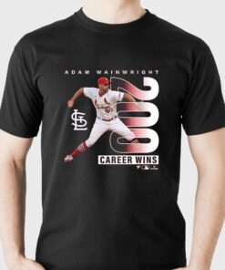 Official Adam Wainwright St Louis Cardinals 200th Career Win T shirt 4