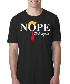 Official Anderson Cooper Trump Nope Not Again Jeras Ikehorn Shirt