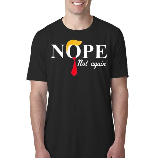 Official Anderson Cooper Trump Nope Not Again Jeras Ikehorn Shirt