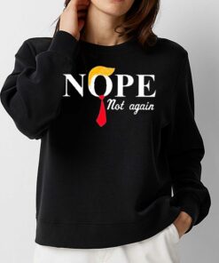 Official Anderson Cooper Trump Nope Not Again Jeras Ikehorn Shirt 4