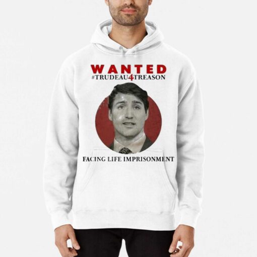 Official Annette D Wanted Trudeau4treason Facing Life Imprisonment T-shirt