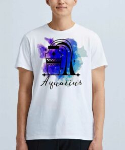 Official Aquarius Zodiac Watercolor Logo 2023 Shirt Official Aquarius Zodiac Watercolor Logo 2023 Shirt