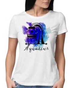 Official Aquarius Zodiac Watercolor Logo 2023 Shirt Official Aquarius Zodiac Watercolor Logo 2023 Shirt