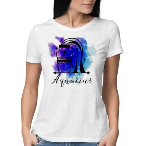 Official Aquarius Zodiac Watercolor Logo 2023 Shirt