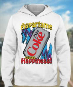 Official Aspartame Causes Happiness Coke Diet Shirt 2 Official Aspartame Causes Happiness Coke Diet Shirt 3