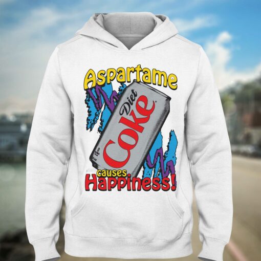 Official Aspartame Causes Happiness Coke Diet Shirt