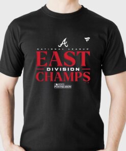 Official Atlanta Braves East Division Champions 2023 T-shirt Sweatshirt Hoodie