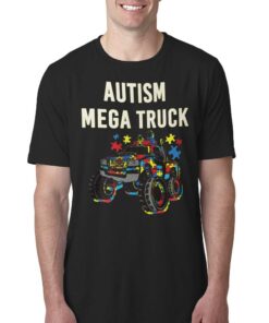 Official Autism Mega Truck T-shirt
