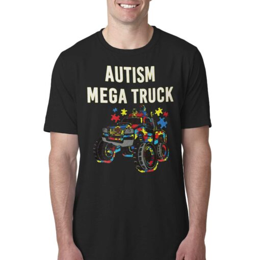 Official Autism Mega Truck T-shirt