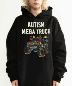 Official Autism Mega Truck T-shirt 2 Official Autism Mega Truck T shirt 3