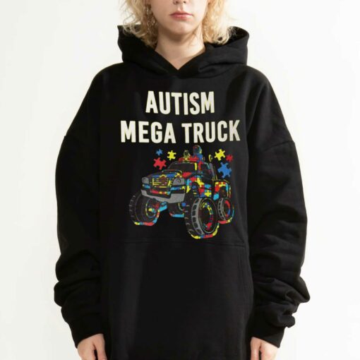 Official Autism Mega Truck T-shirt