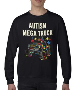 Official Autism Mega Truck T-shirt 3 Official Autism Mega Truck T shirt 4
